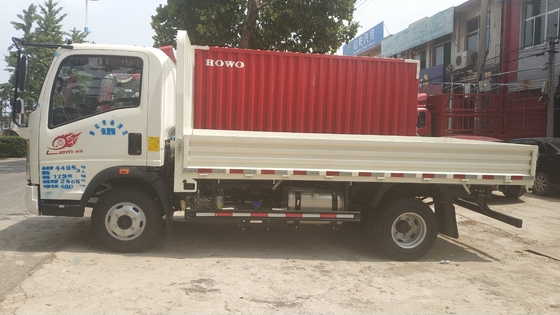 ISO Passed Sinotruk 10T HOWO 4x2 Euro3 Light Cargo Truck Left Hand Drive With AC