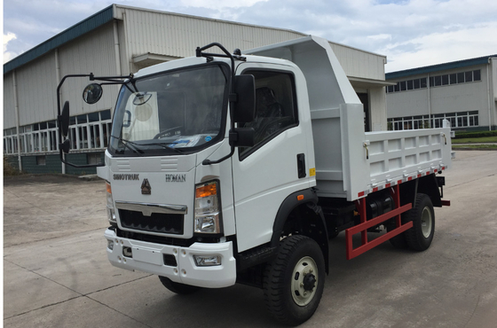 8Ton 4x4 Middle Euro 2 Sinotruk Dump Truck ZZ1047E2815B180 Homan Brand