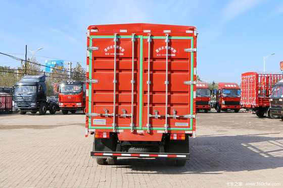 12 Ton 6 Wheeler Cargo Truck Sinotruk HOWO Light Truck with Red Color