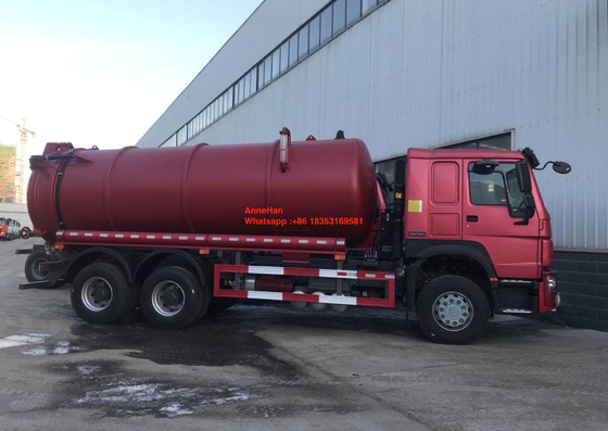 95km/h 10M3 16M3 Sewage Suction Truck 4x2 Euro 2 LHD