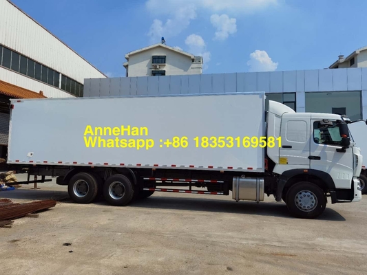 Single Cab 12 Wheels 8x4 Refrigerator Van Cargo Truck