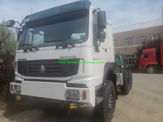 90# Kingpin White 371hp 6x6 Howo 7 Tractor Truck