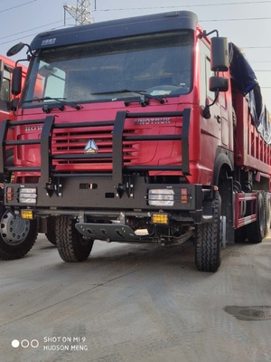 HF9 Drum 300L Howo 6x4 Dump Truck With Military Bumper