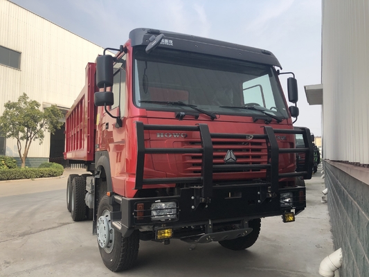 HF9 Drum 300L Howo 6x4 Dump Truck With Military Bumper