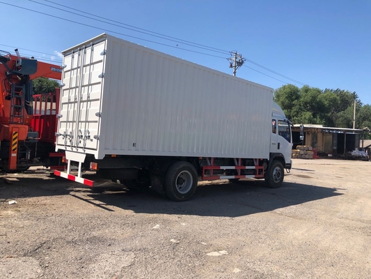 Howo 6 Light Duty Commercial Trucks With Closed Box 3 Ton