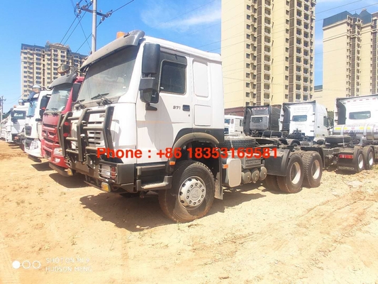 Manual 10 Wheels 420hp 90# 50# Kingpin Tractor Truck