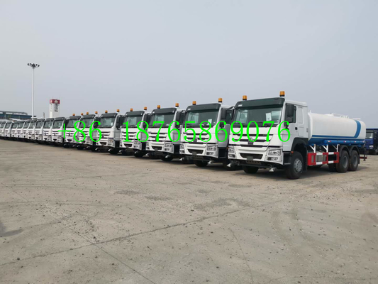 1500L Sinotruk Howo 10 Wheels 6x4 336hp Water Tank Truck