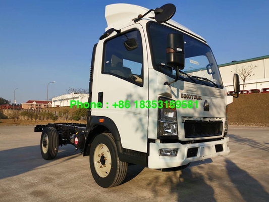 4x2 Euro 3 LHD 1880 Cabin 5T Light Cargo Truck For Vegetables