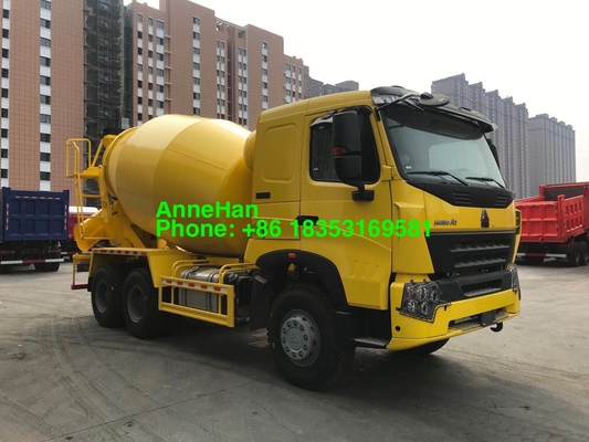 HC16 Sinotruk 10M3 Mixer Tank Truck With Italy Pump And Motor