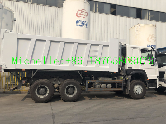 WD615.69 336hp Heavy Duty Dump Truck For Construction Sites
