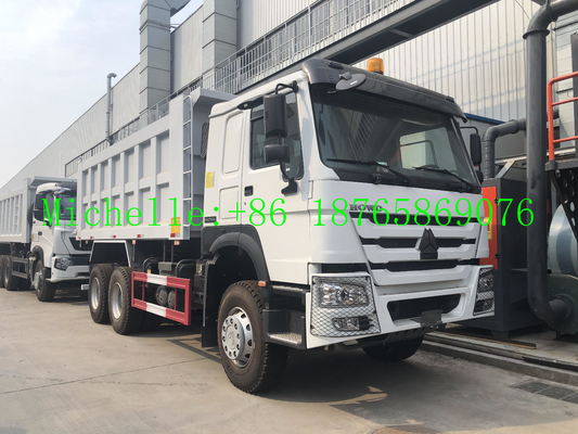 WD615.69 336hp Heavy Duty Dump Truck For Construction Sites
