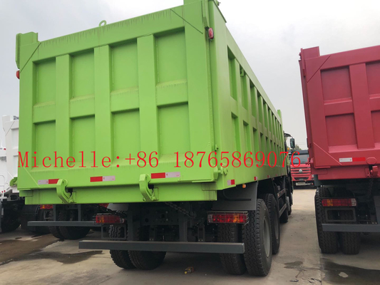 3 Axle 30cbm 45 Ton 8*4 12 Wheeler Dump Truck For 2 Passengers