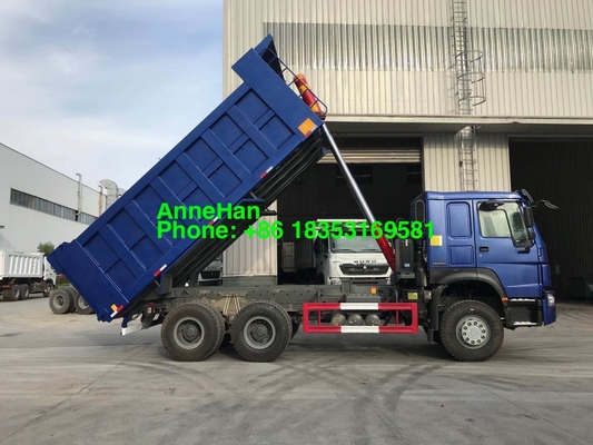 Blue 20M3 40T LHD Heavy Duty Dump Truck Front Lifting