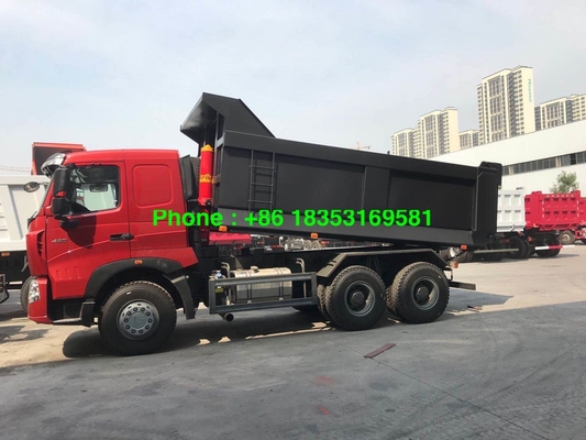380hp LHD Euro 4 10 Wheels Tipper Truck For Mining