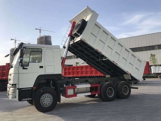 3 Axle Lhd Howo 6×4 Heavy Duty Dump Truck 371hp For Construction Business