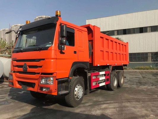 3 Axle Lhd Howo 6×4 Heavy Duty Dump Truck 371hp For Construction Business