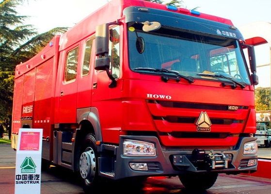 Rescue Fire Truck 4x2 251hp - 350hp SINOTRUK HOWO Fire Fighter Truck 6m3 Water Tank