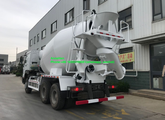 10 Wheels 10M3 Concrete Mixer Truck Sinotruk Howo 7 336hp Euro2 RHD