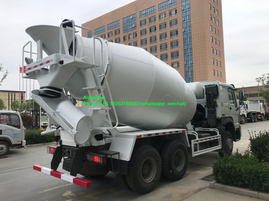 10 Wheels 10M3 Concrete Mixer Truck Sinotruk Howo 7 336hp Euro2 RHD