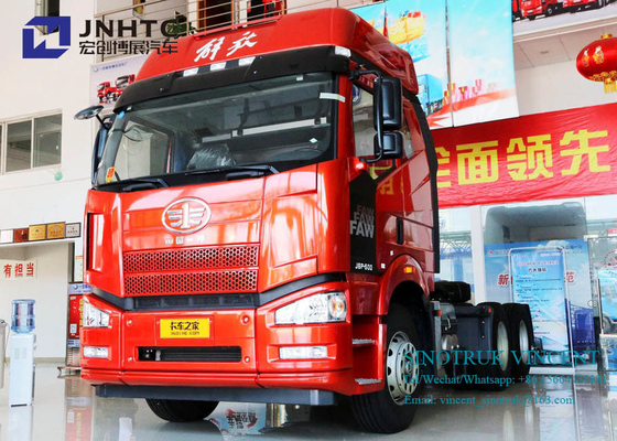 Faw J6P Euro 2 350hp 10 Wheels 6x4 Tractor Truck With Double Bunkers