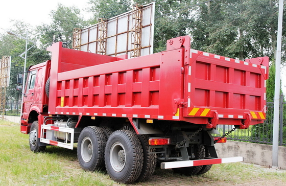 ZZ3317N3647B 12 Yard Three Axles Heavy Duty Dump Truck For Road Building