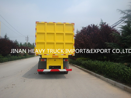 3 Axles 40 Cubic Meter Heavy Duty Semi Trailers Dump Tipper Trailers