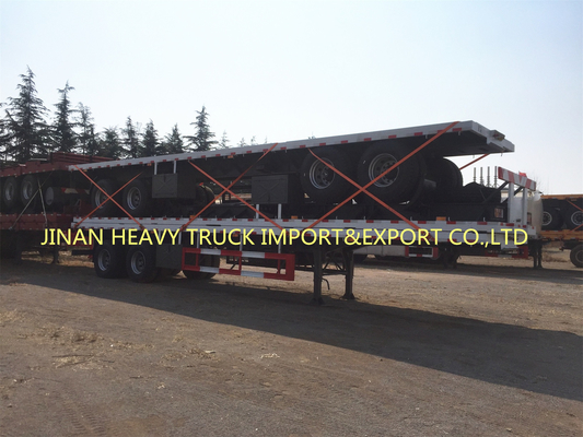 12m Custom Heavy Duty Semi Trailers Container Flatbed Car Carrier