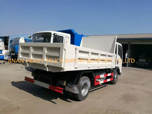 5T Small Light Duty Commercial Trucks 4x2 Sino Howo Dump Truck