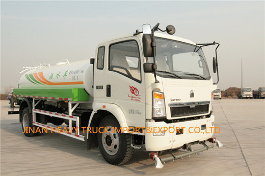 SINOTRUK Light Duty Commercial Trucks 80000 90000 10000 Liters Water Tank Truck