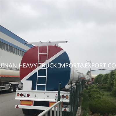 3 Axles 45000 50000 Liters Heavy Duty Semi Trailers Oil Diesel Fuel Tanker