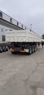 70 ton Sinotruk Heavy Duty Semi Trailers Side Dump Semi Trailer Vehicle