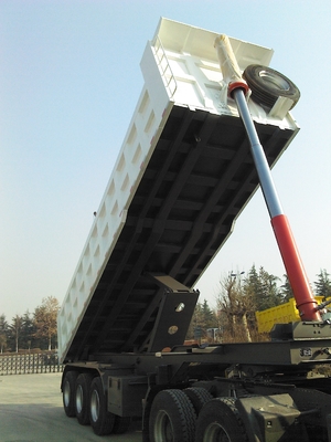Sinotruk Three Axle Front 50 ton Heavy Duty Semi Trailers For Sand Transport