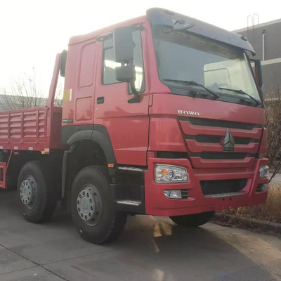 SINOTRUK HOWO 12 Wheels 8X4 Flatbed Cargo Truck Heavy Duty Truck Lorry Van Load