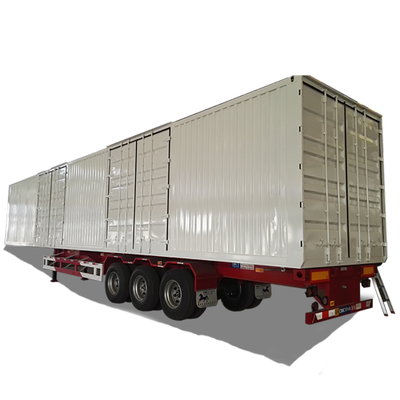 3 Axles 12 Weheels Container 50 Tons Heavy Duty Van Semi Trailer
