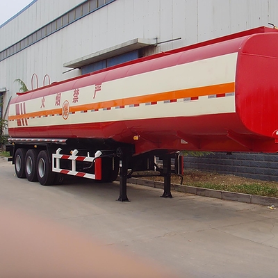 3 Axles Heavy Duty Semi Trailers Oil Fuel Tanker Trailer