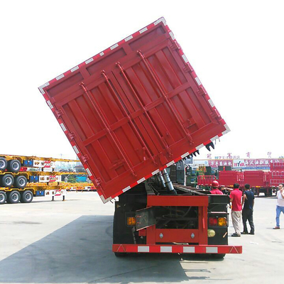 Side Lifting Heavy Duty Semi Trailer Van Cargo Box Trailer 3 Axles
