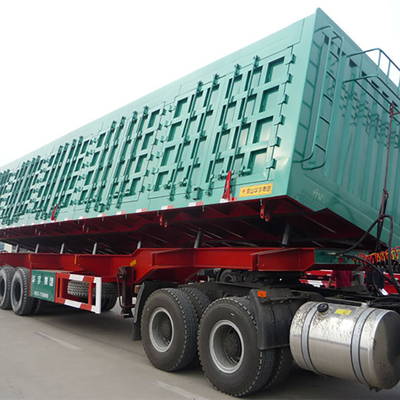 Side Lifting Heavy Duty Semi Trailer Van Cargo Box Trailer 3 Axles