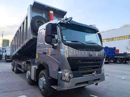 12 Wheel HOWO A7 Dump Tipper Truck 420hp In Philippines