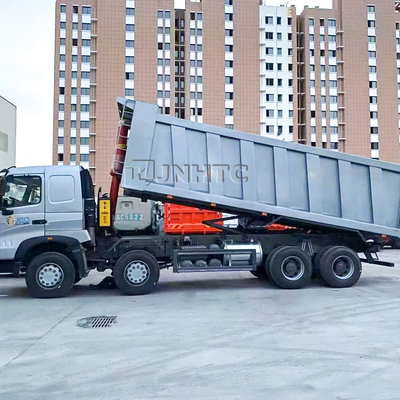 12 Wheel HOWO A7 Dump Tipper Truck 420hp In Philippines