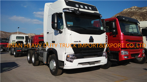 10 Wheeler Sinotruck HOWO A7 6x4 Tractor Trucks 371hp 420hp