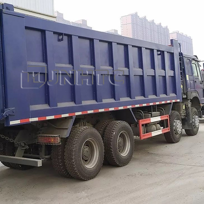 SINOTRUK HOWO 12 Wheeler Heavy Duty Dump Truck Self Loading 8x4 3cbm 371hp