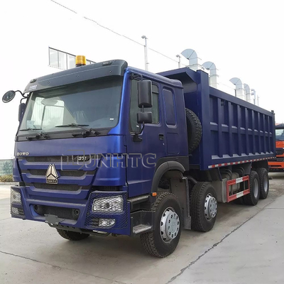 SINOTRUK HOWO 12 Wheeler Heavy Duty Dump Truck Self Loading 8x4 3cbm 371hp