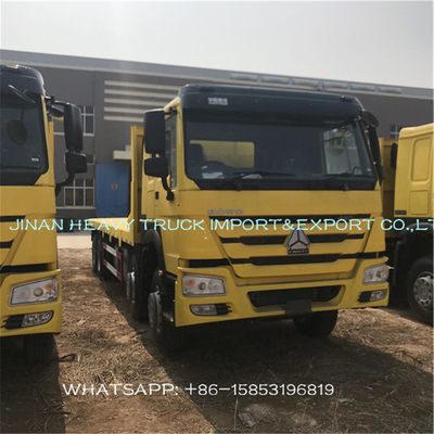 Sinotruk Howo 40 Ft 30 Ton Flatbed Cargo Truck With Container Lock