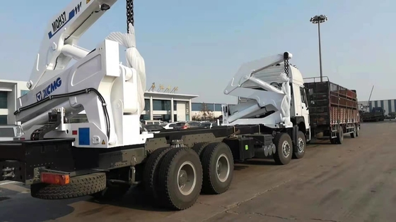 Sinotruk Howo 8x4 Truck Mounted Crane With Xcmg 37t Side Lift Crane Mqh37a