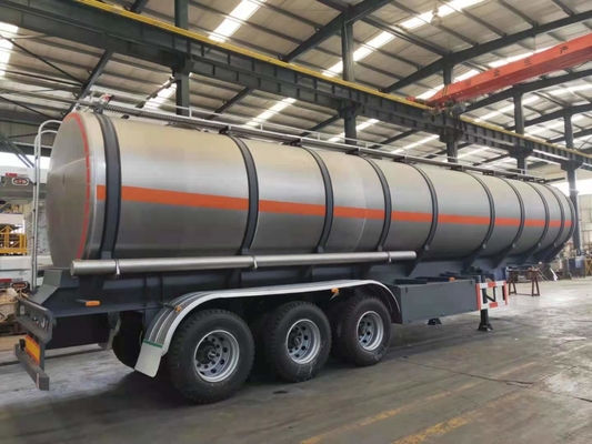 Liangshan 30000l-60000l Aluminium Fuel Tanker Semi Trailer