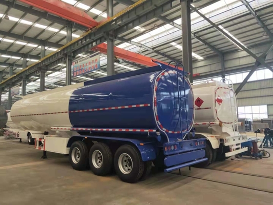 Liangshan 30000l-60000l Aluminium Fuel Tanker Semi Trailer