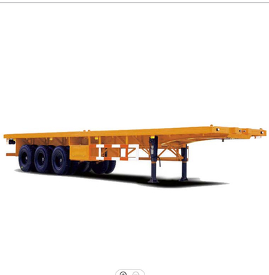 3 Axle 20ft 40ft Flat Bed Container Semi Trailer Gooseneck Container trailer