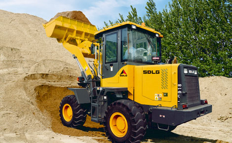 Sdlg 1.8 ton 1cbm Bucket Wheel Loader Lg918 For Sand Loading And Unloading