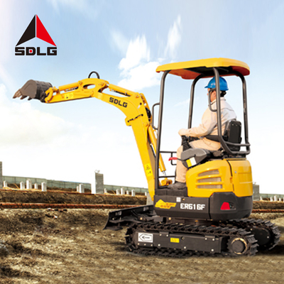SDLG ER616F Heavy Construction Machinery 1 Ton Mini Excavator