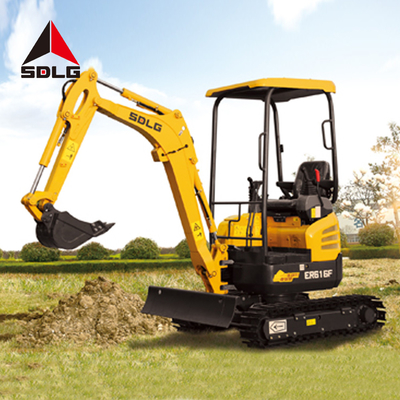 SDLG ER616F Heavy Construction Machinery 1 Ton Mini Excavator